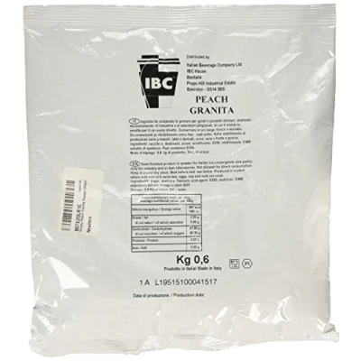 Image of Simply Peach Granita Powder, Create Refreshing Frozen Drinks, Cocktails &amp; Slushies, Suitable for Vegans (600gm)