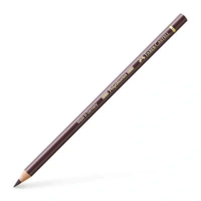 Image of Faber Castell Art &amp; Graphic Polychromos Colour Pencil, (177), Walnut Brown, For Art, Craft, Drawing, Sketching, Home, School, University, Colouring
