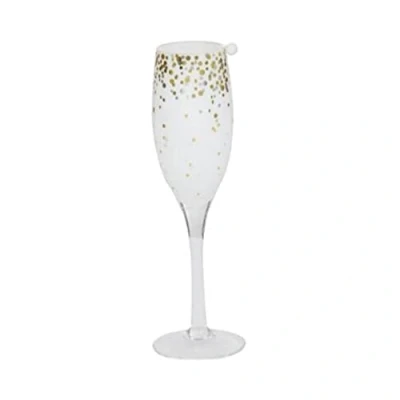 Image of Yankee Candle HOLIDAY PARTY TLH CHMPAGNE Tea Light Holder Champagne Glass, Gold, White, 7 x 23 cm