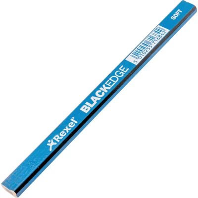 Image of Rexel Black Edge Blue Joiners Pencil 34328 (Pk 12)