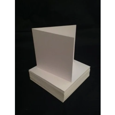 Image of 4&quot; x Square Blank Cards and Envelopes White (50pk)