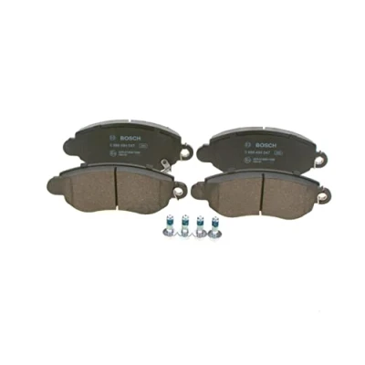Image of Bosch BP404 Brake Pads Front Axle ECE R90 Certified 1 Set of 4