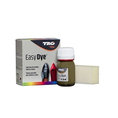Image of TRG The One Easy Dye, Leather Shoe Color Restore Paint, 134 Olive Green, 25 ml