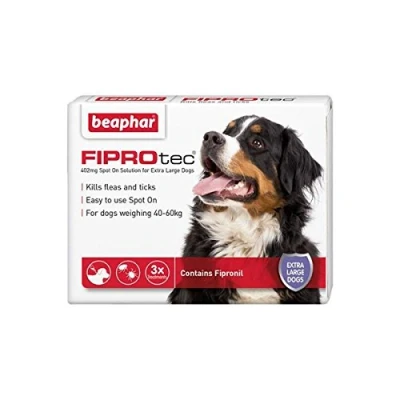 Image of Beaphar FIPROtec Pipette for Extra Large Dog, Pack of 3