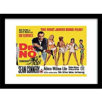 Image of Pyramid International FP10239P James Bond Doctor No Yellow, Framed Print