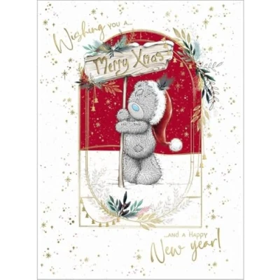 Image of Me To You Bear Holding Merry Xmas Sign Post Christmas Card