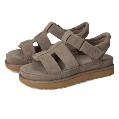 Image of UGG women&#039;s Goldenstar Strap Fisherman Sandal, Smoke Plume, 4 UK