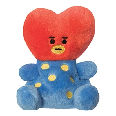 Image of Aurora, 61506, BT21 TATA Palm Pal, 5In, Eco friendly soft toy, Red &amp; Blue
