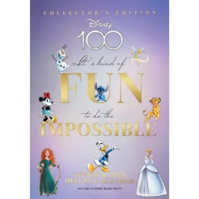 Image of 2025 Calendar Disney Classics Month to View A3 Deluxe Official Product