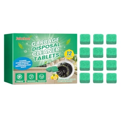 Image of Kexpery 12pcs Garbage Disposal Cleaner Deodorizer Tablets Powerful Sink Drain and Deep Cleaning Foam Disposer Freshener Kitchen Care