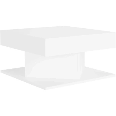 Image of vidaXL Coffee Table White 57x57x30 cm Engineered Wood