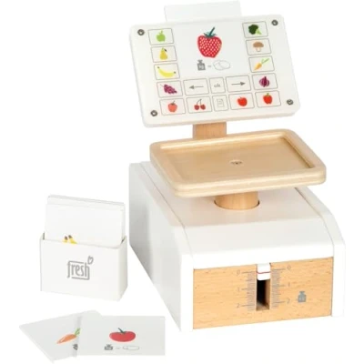 Image of Small Foot Scale Fresh, Wood, Multifunctional Accessory Stores, Role Playing Toy, Ages 3+ Years, 12418, Large