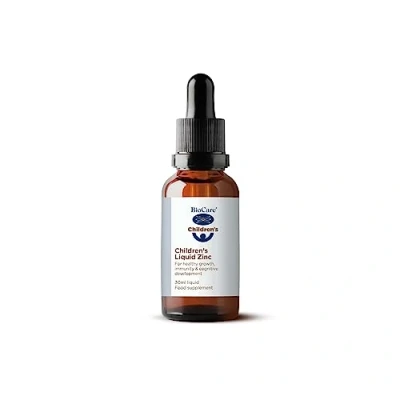 Image of BioCare Childrens Liquid Zinc for Healthy Growth &amp; Immunity BlackBerry Flavour 30ml