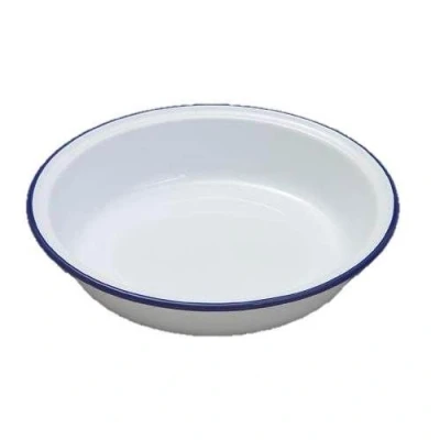 Image of Falcon Enamel 20cm Round Pie Dish Bowl (Pack of 6)