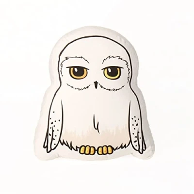 Image of SAHINLER créateur d&#039;univers Harry Potter Hedwig 3D Cushion 100% Polyester White
