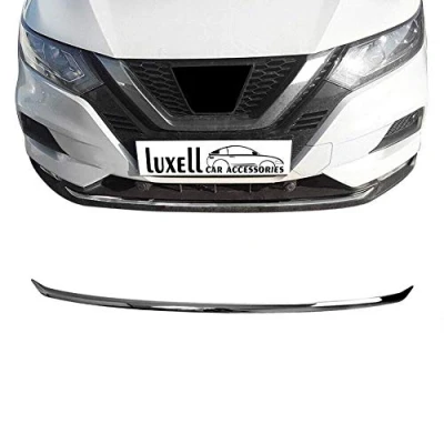 Image of Luxell Stainless Steel Front Bumper [2017+] for Qashqai J11 [1 Piece, Chrome, VEHICLE_BUMPER, 283352379347]