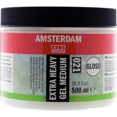 Image of Amsterdam Extra heavy gel medium gloss 021 jar 500 ml (24183021)