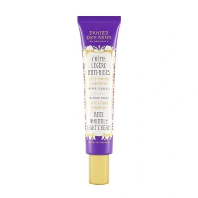 Image of NEW Panier des Sens Light Anti Aging Face Cream Hyaluronic Acid + Saffron Extract Wrinkle &amp; Lift Skin Care for Women Made in France Facial Moisturiser 97% Natural Ingredients 40 ml