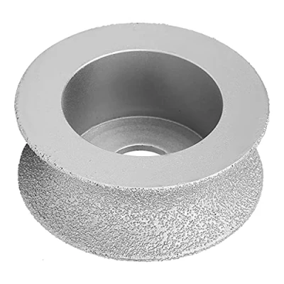 Image of Hyuduo Angle Grinders Grinding Wheel, Brazed Diamond Concave Abrasive Wheel Disc, Dry Wet Stone, Tool, For Stone Marble Granite (4.0Cm),Diamonds