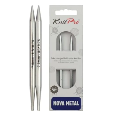 Image of KnitPro 7 mm Nova Interchangeable Normal Circular Needles, Silver