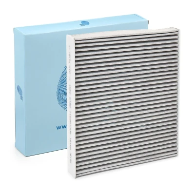 Image of 6R0819653 Pollen Filter BLUE PRINT ADV182511 Activated Carbon 254mm 223mm 36mm SKODA: Fabia III Hatchback, Rapid Spaceback, SEAT: Ibiza 4