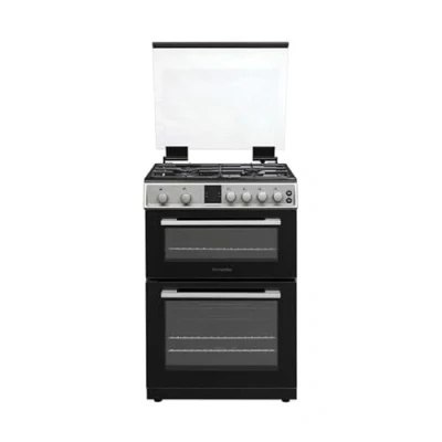 Image of MONTPELLIER MDOG60LS 60 cm Gas Cooker Silver, Silver/Grey