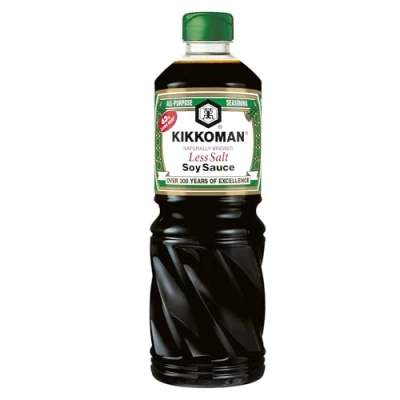 Image of Kikkoman Naturally Brewed Less Salt Soy Sauce 975 ml