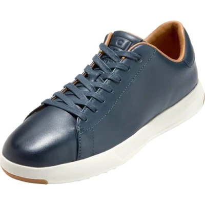 Image of Cole Haan GRANDPRO TENNIS, mens Low Top Trainers, Blue (Blazer Blu Hs), 7 UK (40 EU)