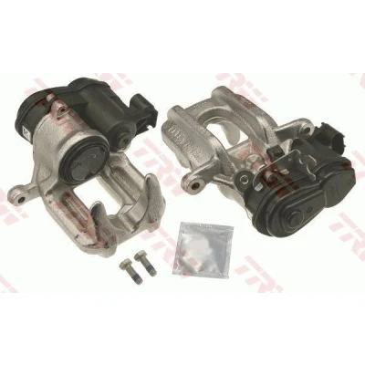 Image of 34216793041, 6793041 brake caliper TRW BHS1188E Cast Iron for vehicles with electric parking BMW: 5 Touring, Saloon