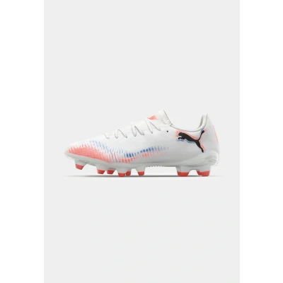 Image of PUMA Women&#039;s Future 8 Play FG/AG WN&#039;s Soccer Shoe, White Black Glowing RED, 6 UK
