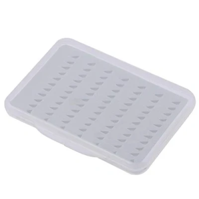 Image of NEWSHOT Slimline Fly Box Clear Hook Flies Fishing Tackle Storage Foam with Case