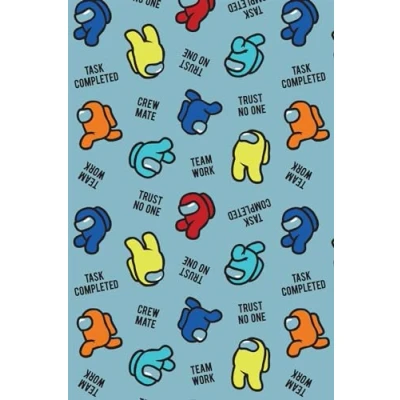 Image of GAMER Fleece Blanket Official Licensed Designs Bed Throw Super Soft 100 x 150cm (Among Us)