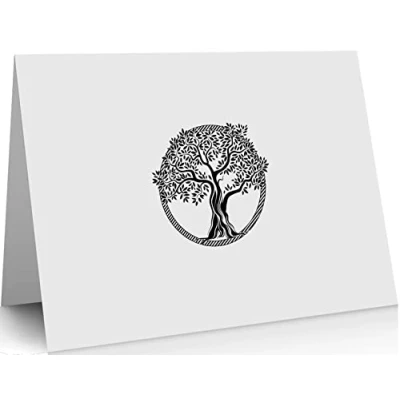 Image of 15 x Tree of Life Note Cards Made from Recycled Paper