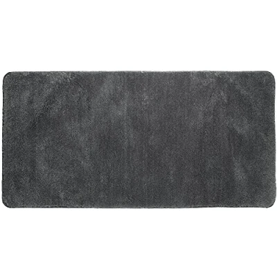 Image of Sealskin Angora Bath Mat, Polyester, Grey, 70 x 2 140 cm