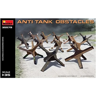 Image of Miniart MIN35579 Anti tank Obstacles Model Kit, Various