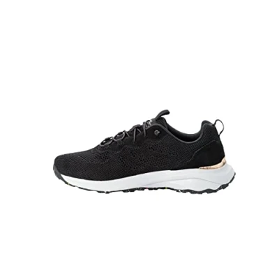 Image of Jack Wolfskin Men&#039;s Dromoventure Knit Low M Walking Shoe, Black, 6 UK