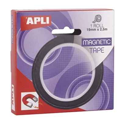 Image of APLI 17724 Magnetic Adhesive Tape 19 mm x 2.5 m