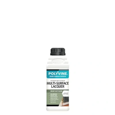 Image of Polyvine Multi Surface Lacquer Dead Flat 500ml