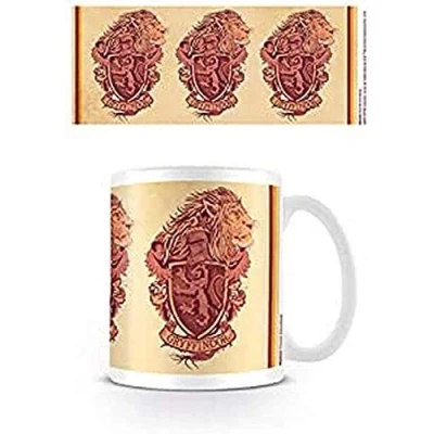 Image of Pyramid International Harry Potter Ceramic Mug with Gryffindor Crest and Lion in Presentation Box Official Merchandise