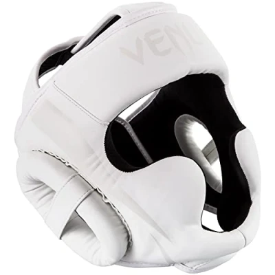 Image of Venum, Elite Boxing Headgear, Men&#039;s, One Size, White/White