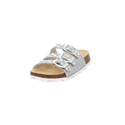 Image of Superfit Girl&#039;s FUSSBETTPANTOFFEL Hausschuhe, HELLBLAU/WEIß 8430