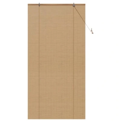 Image of vidaXL Window Blinds &amp; Shades Light Brown 120 x 220 cm Bamboo