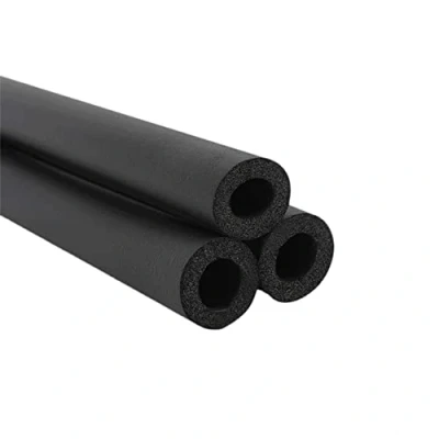 Image of Black Pipe Insulation Foam Tube Plastic Wrap Tubing Handle Grips ID 1/4&quot; 1/2&quot; 5/8&quot; 3/4&quot; 1&quot; 1 2/3&quot; 2&quot; 2 3&quot; 3 4 1/3&quot; 5.6/6 Foot Length for Air Conditio