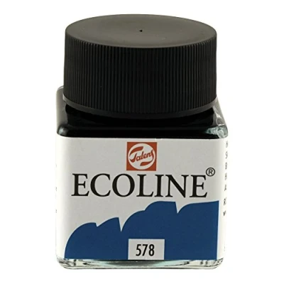 Image of Ecoline Talens Liquid Watercolor 30Ml Sky Blue Cyan (11255780)