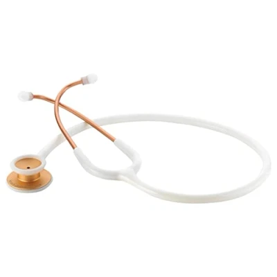 Image of ADC Adscope 619 Ultra lite Clinical Stethoscope Rose Gold/White
