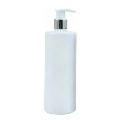 Image of ARA CHOICE Soap Dispenser Bottle Pump Plastic Hand Liquid Bathroom Shampoo Empty White Cylindrical Pet Reusable and Refillable Bottles for Lotion Conditioner 500ml