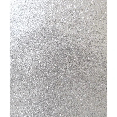 Image of Arthouse Sequin Sparkle Silver Wallpaper for Living Spaces &amp; Feature Walls, 6m x 0.53m Roll, 900900, Full Roll