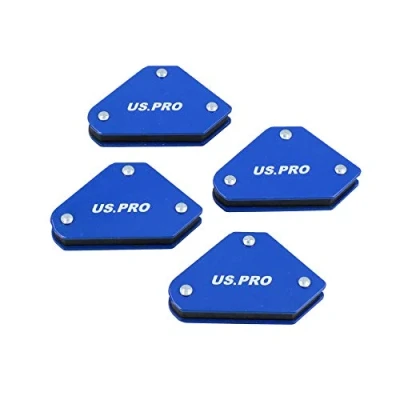 Image of 9lb Small Welding Magnet Right Angle Square Holder Soldering Durable 4pk AT907