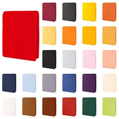 Image of CelinaTex Aqua Fitted Sheet Divan Water Beds Cotton Elastane 90x200 100x220 cm red