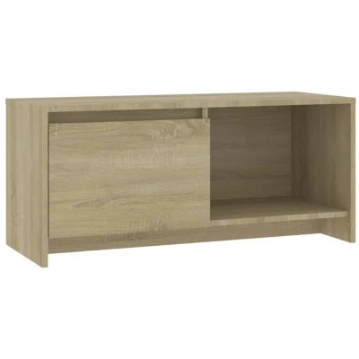 Image of vidaXL TV Cabinet Sonoma Oak 90x35x40 cm Engineered Wood